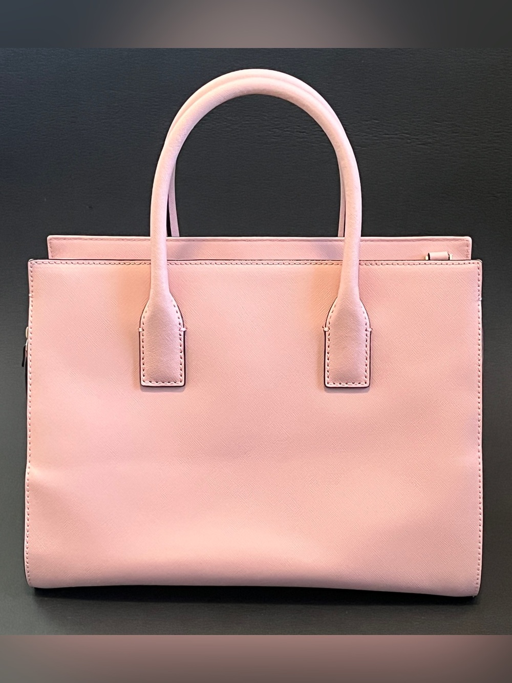 Kate Spade Cameron Medium Satchel Blush Pink Saffiano Leather NWOT Crossbody - Picture 3 of 11